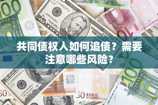 武汉共同债权人如何追债？需要注意哪些风险？