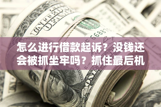 武汉怎么进行借款起诉？没钱还会被抓坐牢吗？抓住最后机会！